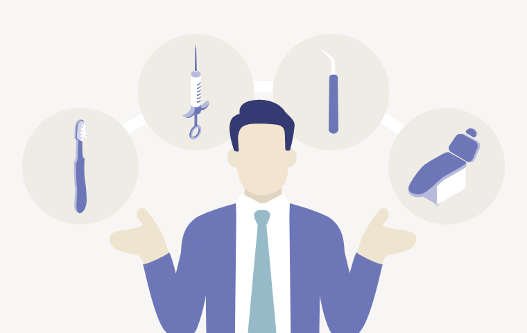 イラスト：歯科医院への流通